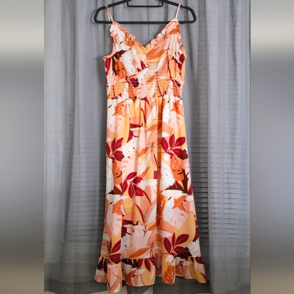 Sienna Sky Floral Print Maxi Dress